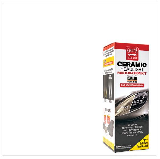 retail box of Ceramic Headlight Restoration Kit