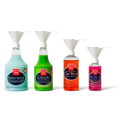 Threaded Bottle-Top Funnels - Set of 4 - Griot's Garage
