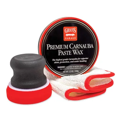 グリオズガレージ ワックス Premium Carnauba Paste Wax Premium Carnauba Paste Wax Kit - Griot's Garage