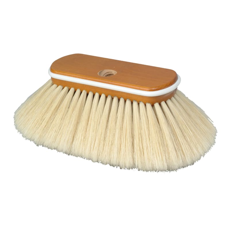 Boars' Hair Wash Brush and Telescoping Pole