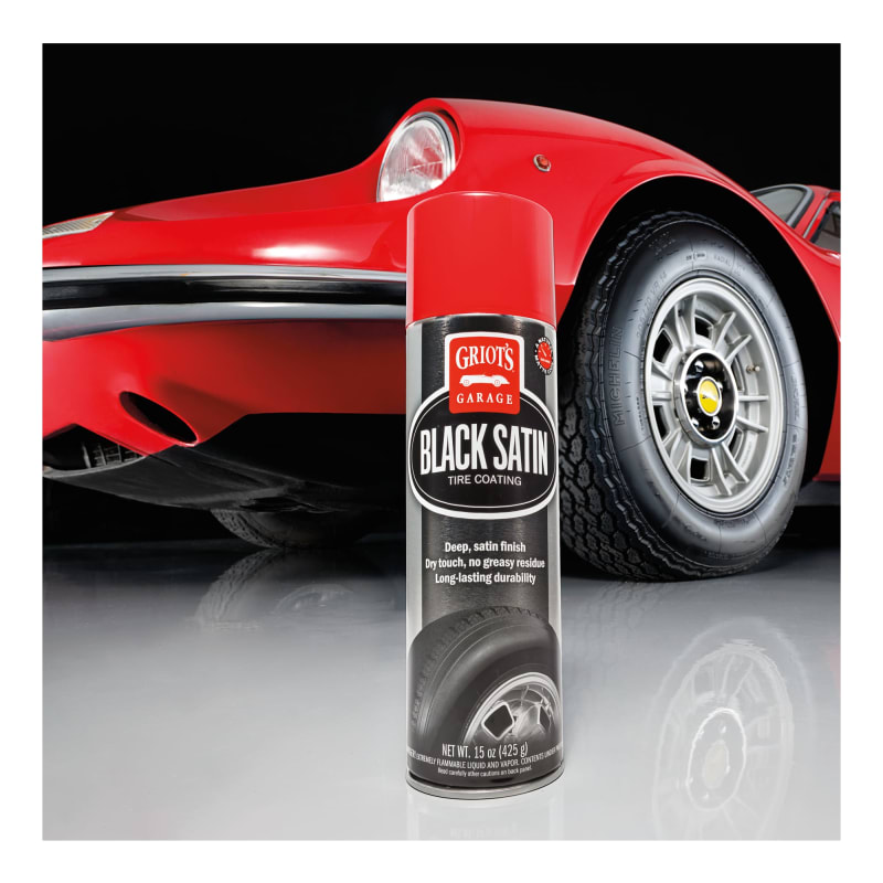 ColorBond Spit Shine Tire Spray Paint, Black Satin 12 oz.