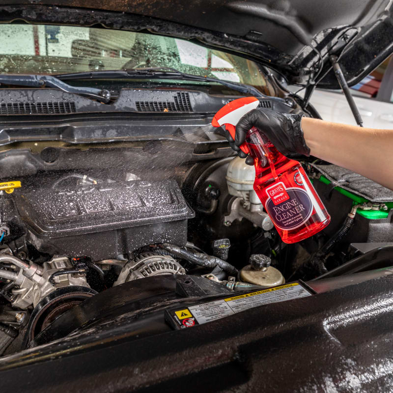 Car clearance engine cleaner