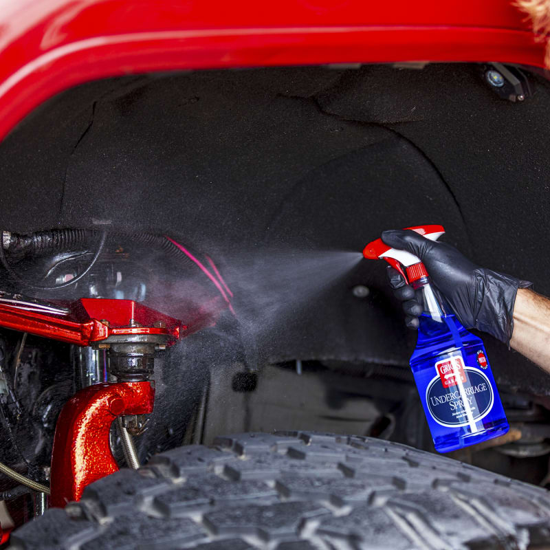 Undercarriage spray coating shop