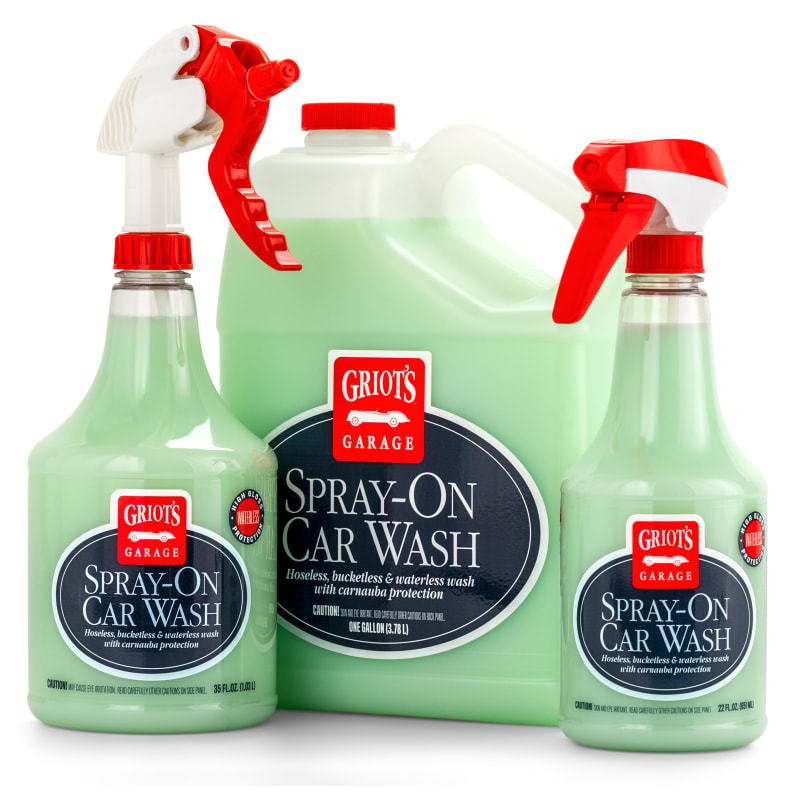 Spray-On Car Wash Quick & Safe Auto Wash - Griot's Garage