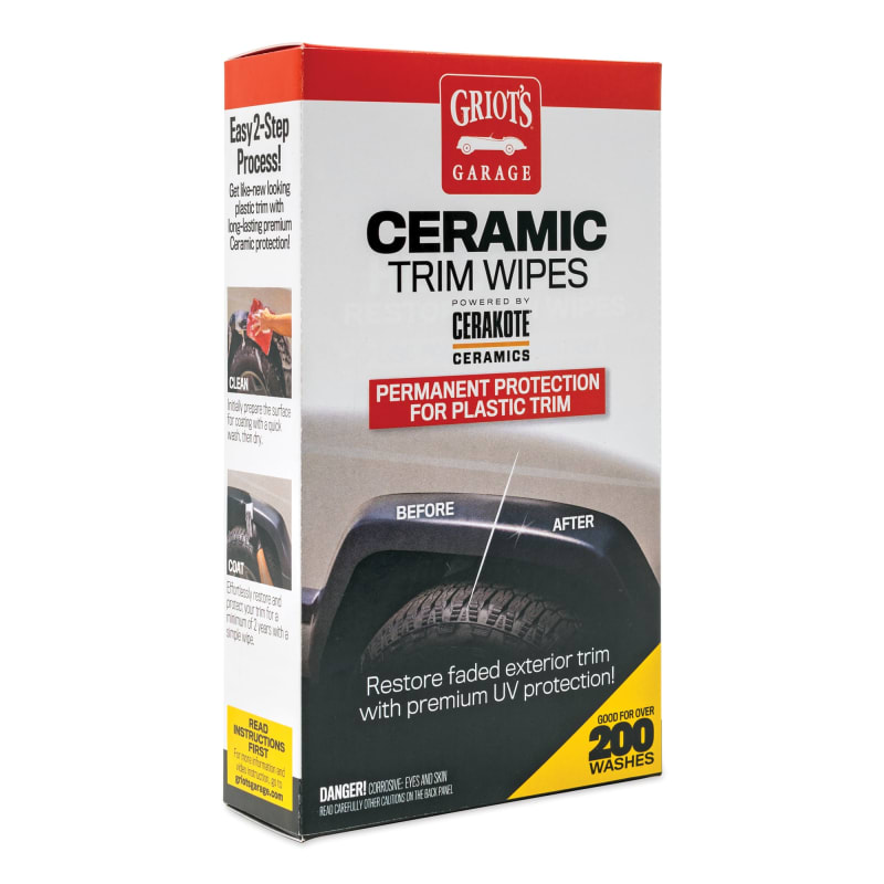 Ceramic Trim Wipes  Restore Faded Trims - Griot's Garage