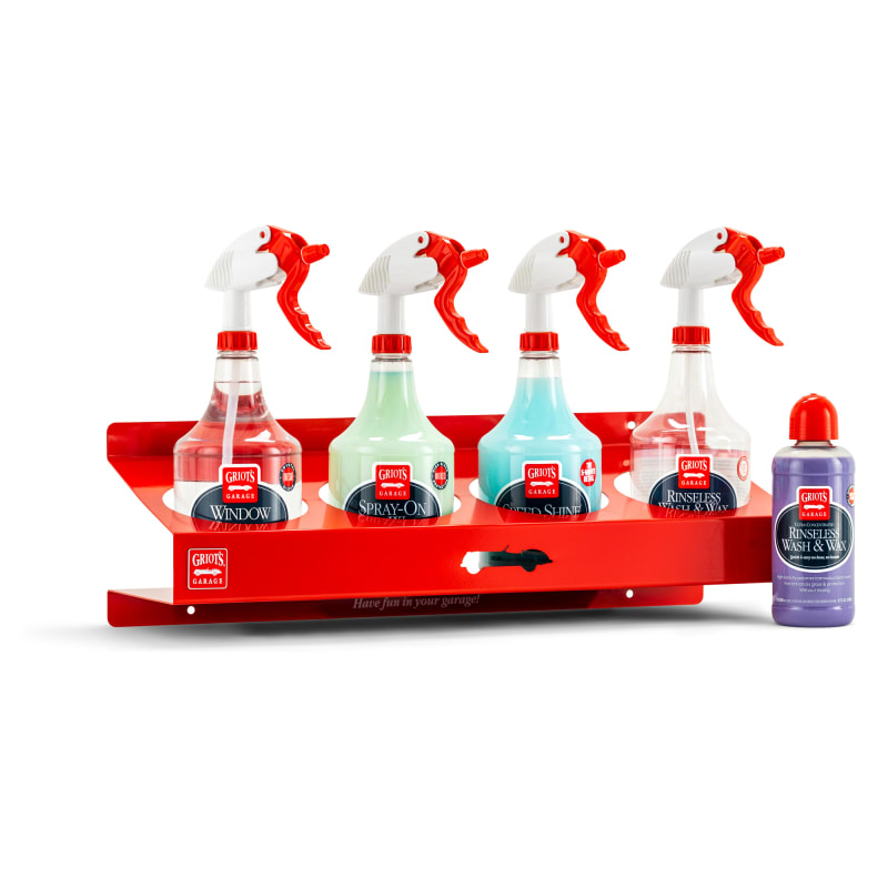 Spray hot sale bottle rack