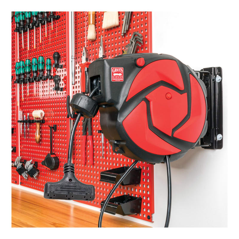 Retractable Extension Cord Reel 45 foot Griot s Garage