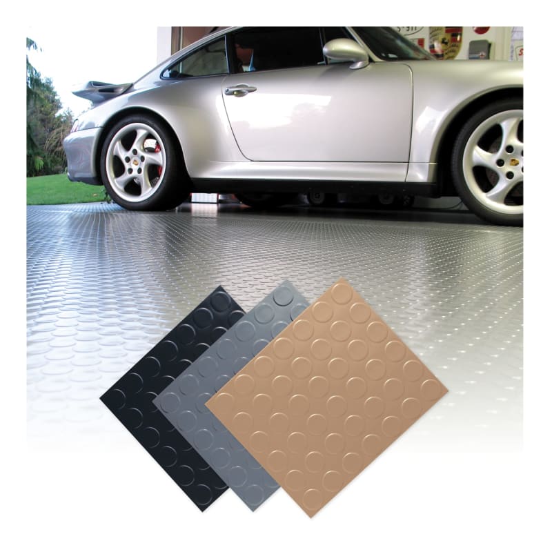 Rubber garage floor store mats for cars