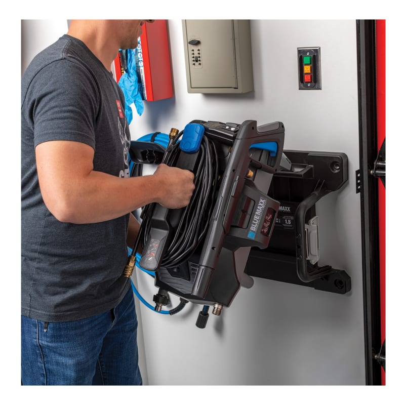 Wall mount ryobi pressure clearance washer