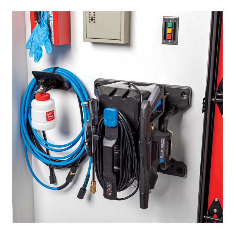 Wall Mounted Pressure Washer  Pressure washer, Garage, Wall mount