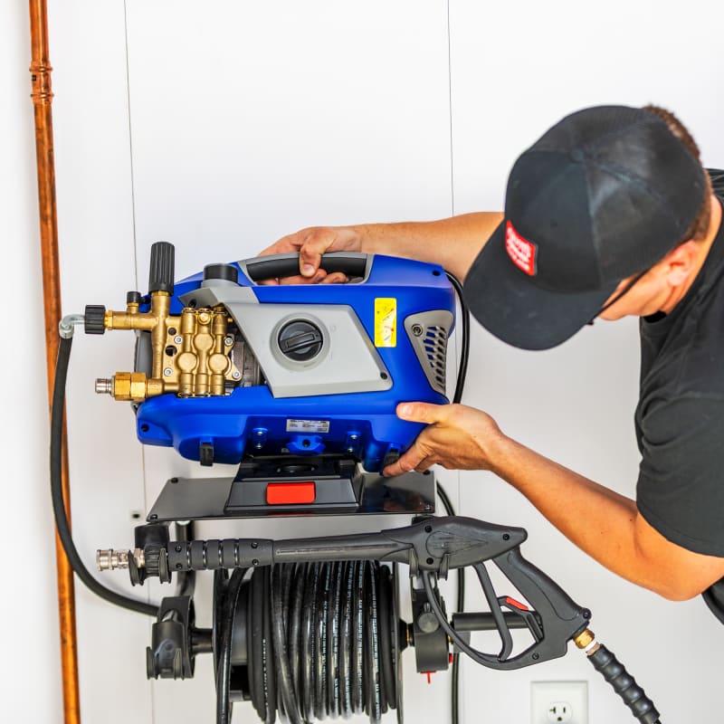 Wall mount store ryobi pressure washer