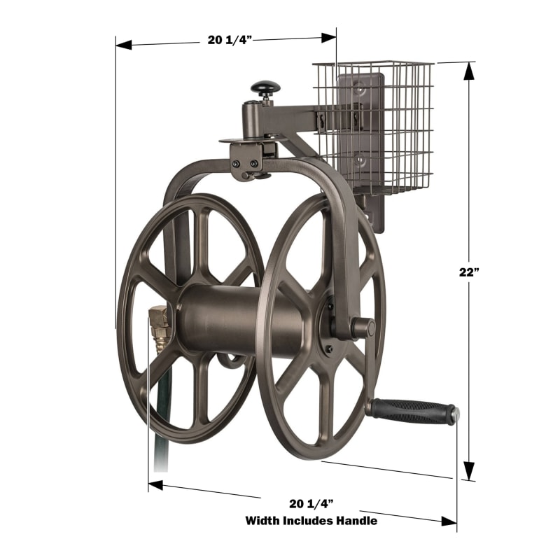 Easy operating wall mount hose reels made upon your request