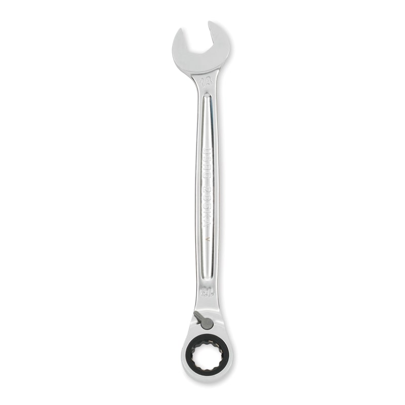 Anti-Slip Grip Professional Metric Ratcheting Combination Wrench