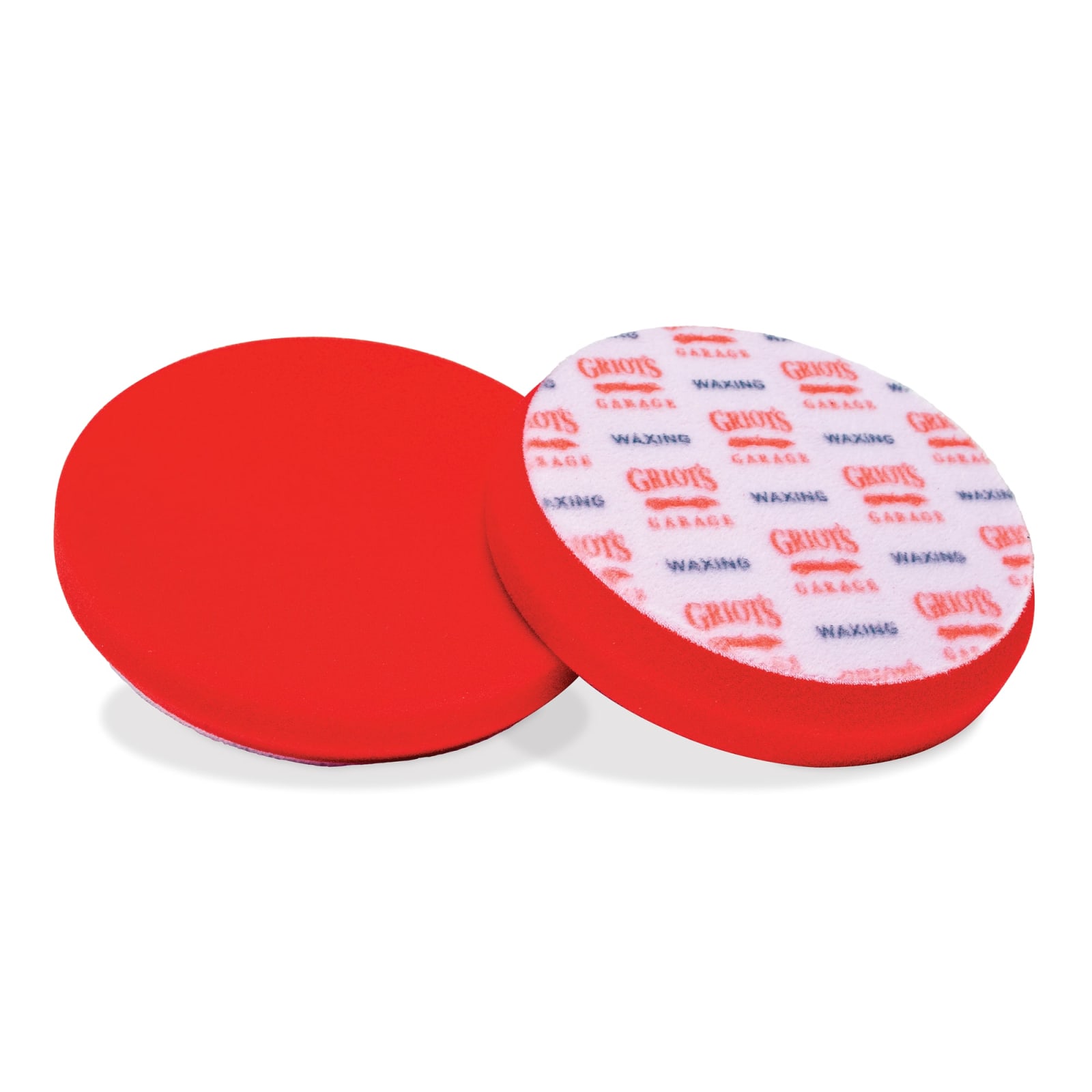 Griots Garage 10620 6.5 Red Foam Wax Pads Set of 3 