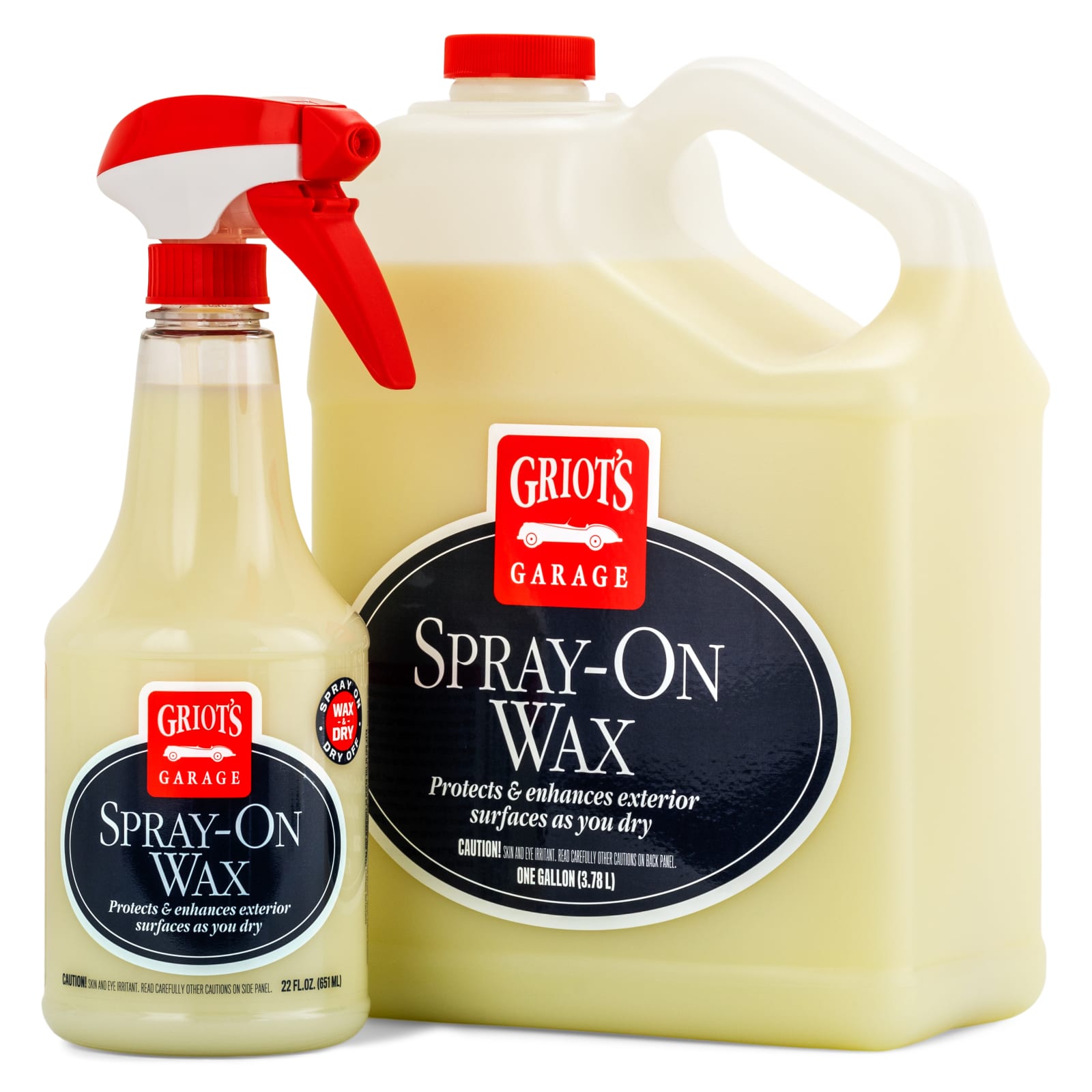 Griot's Garage Spray-On Ceramic 3-in-1 Wax - 1 Gallon Griots Garage Wash  and Wax GG64FR