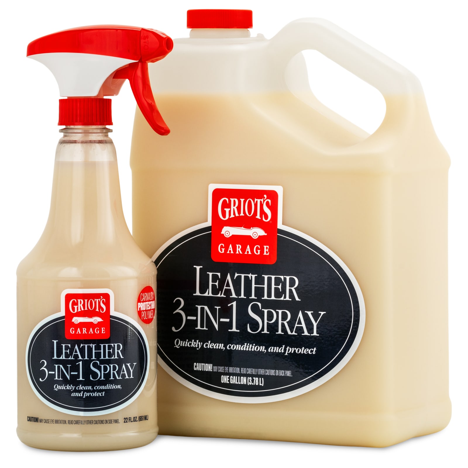 Leather 3-in-1 Spray - Protect, Preserve, Clean - Griot's Garage