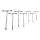 USAG T-Handle Metric Hex Keys, Set of 7