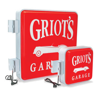 Griot's LED Double-Sided Logo Sign