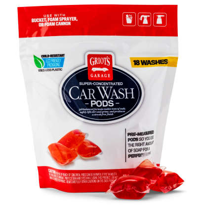 Super-Concentrated Car Wash Pods, 18 Pods