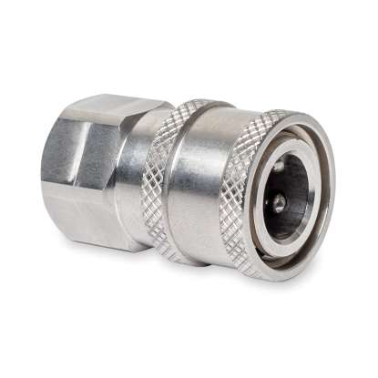 Stainless Steel Quick Disconnect Coupler, Female